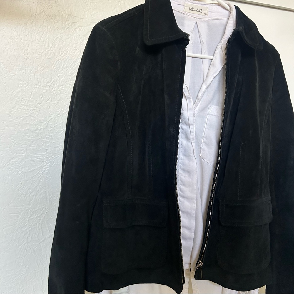 Black Suede Jacket - Picture 2 of 8